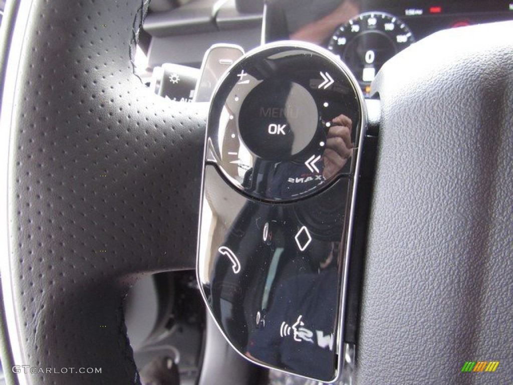 2020 Land Rover Range Rover Sport HSE Dynamic Ebony/Ebony Steering Wheel Photo #134780403