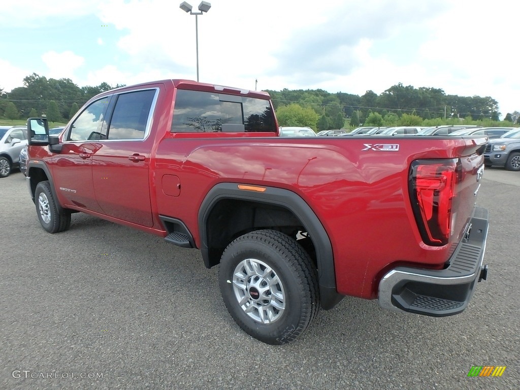 Red Quartz Tintcoat 2020 GMC Sierra 2500HD SLE Crew Cab 4WD Exterior Photo #134780432