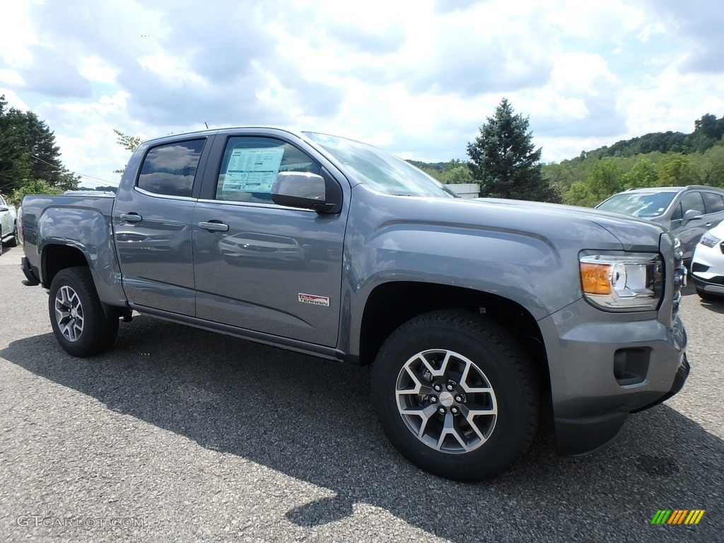Satin Steel Metallic 2020 GMC Canyon All Terrain Crew Cab 4WD Exterior Photo #134780692