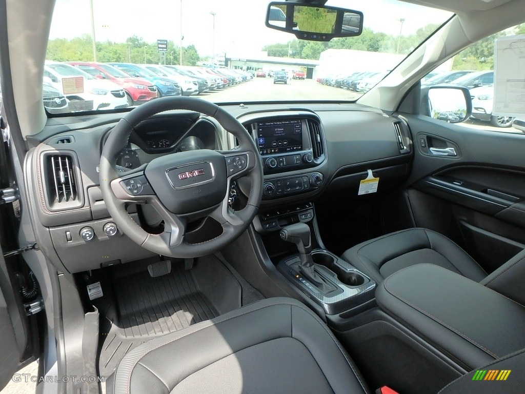 Jet Black Interior 2020 GMC Canyon All Terrain Crew Cab 4WD Photo #134780928