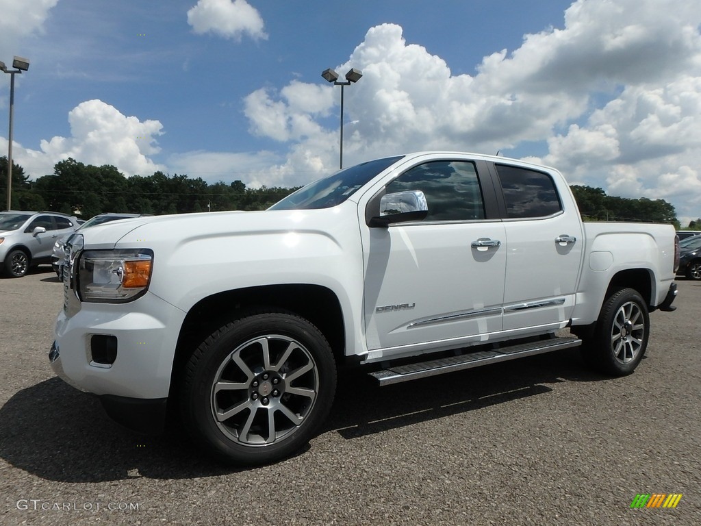 Summit White 2020 GMC Canyon Denali Crew Cab 4WD Exterior Photo #134781030