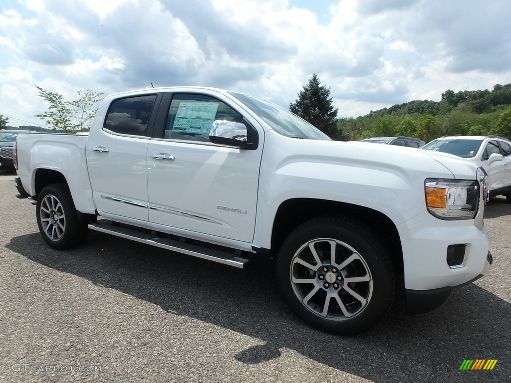 Summit White 2020 GMC Canyon Denali Crew Cab 4WD Exterior Photo #134781066