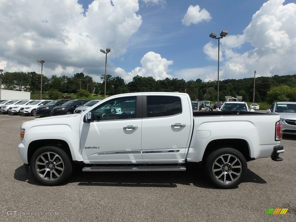 Summit White 2020 GMC Canyon Denali Crew Cab 4WD Exterior Photo #134781171