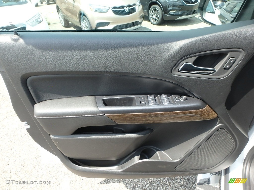 2020 GMC Canyon Denali Crew Cab 4WD Jet Black Door Panel Photo #134781333