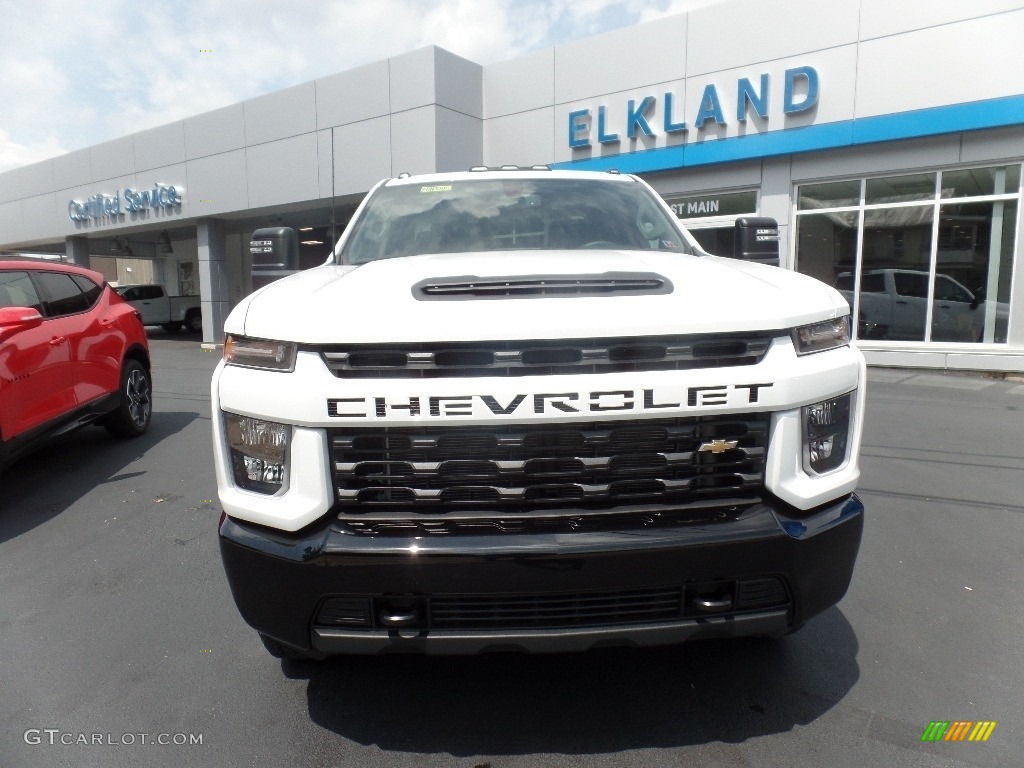 2020 Silverado 2500HD Custom Crew Cab 4x4 - Summit White / Jet Black photo #4