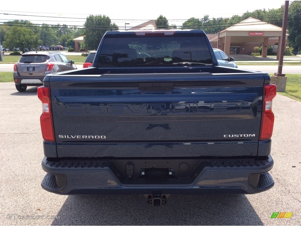 2019 Silverado 1500 Custom Crew Cab 4WD - Northsky Blue Metallic / Jet Black photo #8