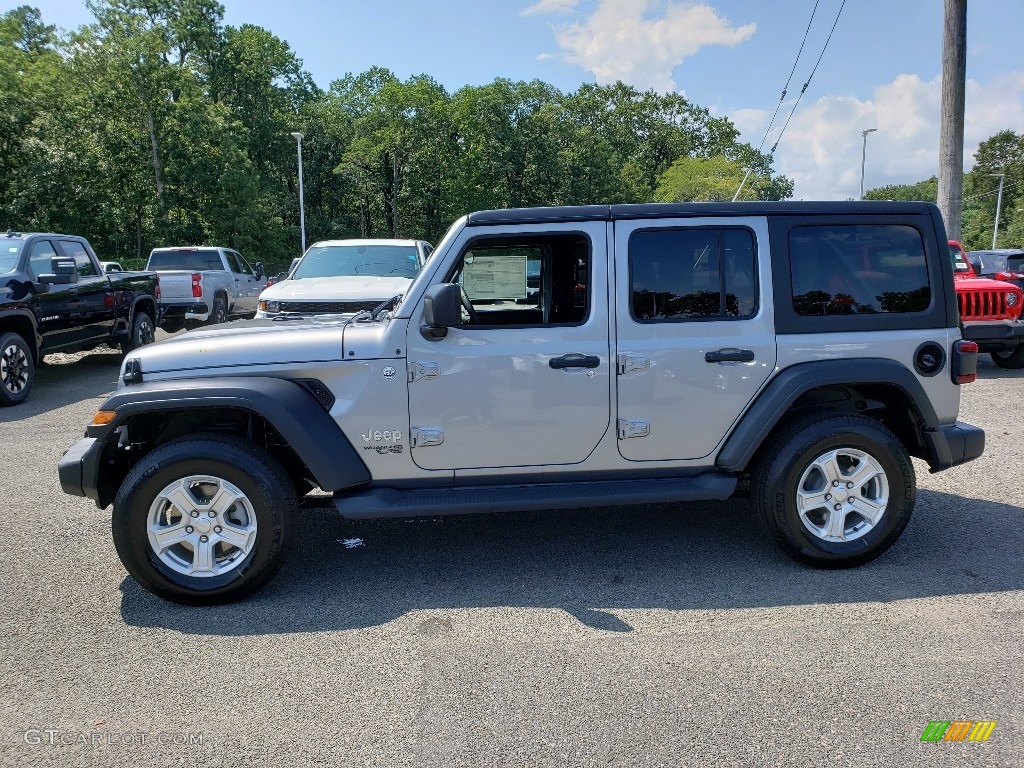 Billet Silver Metallic 2020 Jeep Wrangler Unlimited Sport 4x4 Exterior Photo #134784769