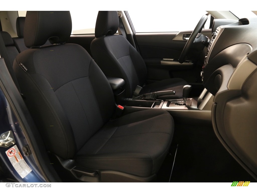 2011 Forester 2.5 X Premium - Marine Blue Metallic / Black photo #14
