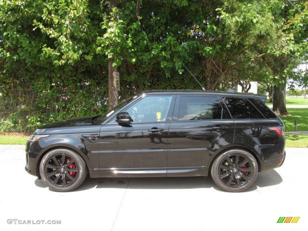 Santorini Black Metallic 2020 Land Rover Range Rover Sport HSE Dynamic Exterior Photo #134786290
