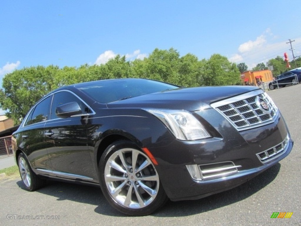 2013 XTS Luxury FWD - Sapphire Blue Metallic / Caramel/Jet Black photo #2