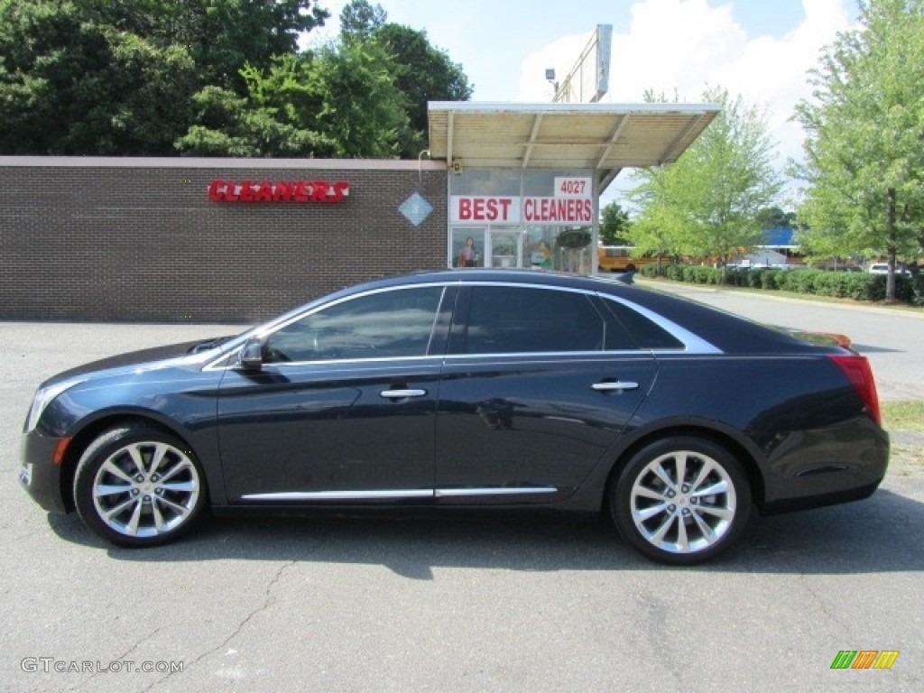 2013 XTS Luxury FWD - Sapphire Blue Metallic / Caramel/Jet Black photo #7