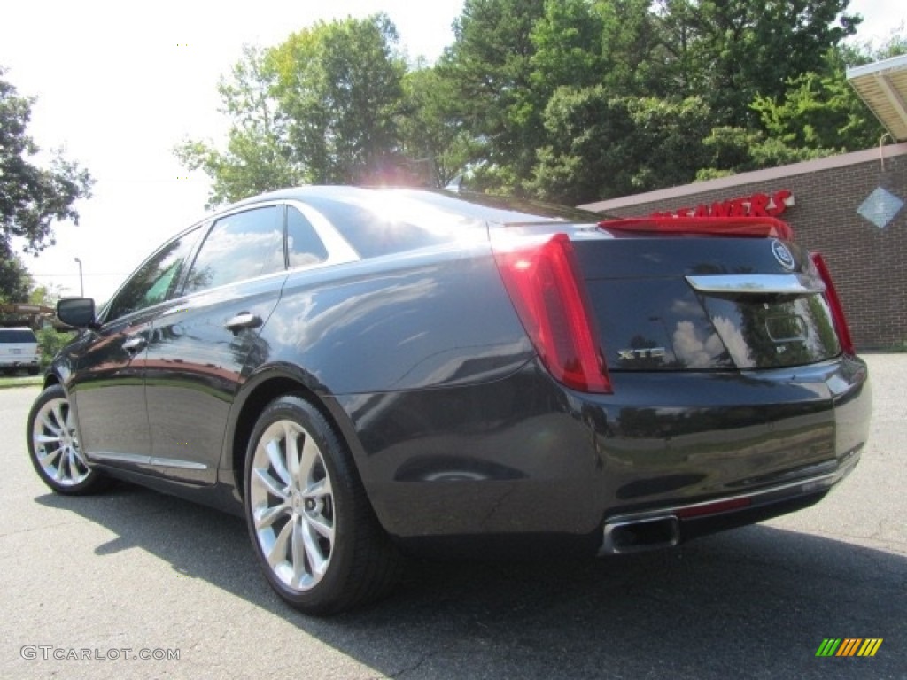 2013 XTS Luxury FWD - Sapphire Blue Metallic / Caramel/Jet Black photo #8