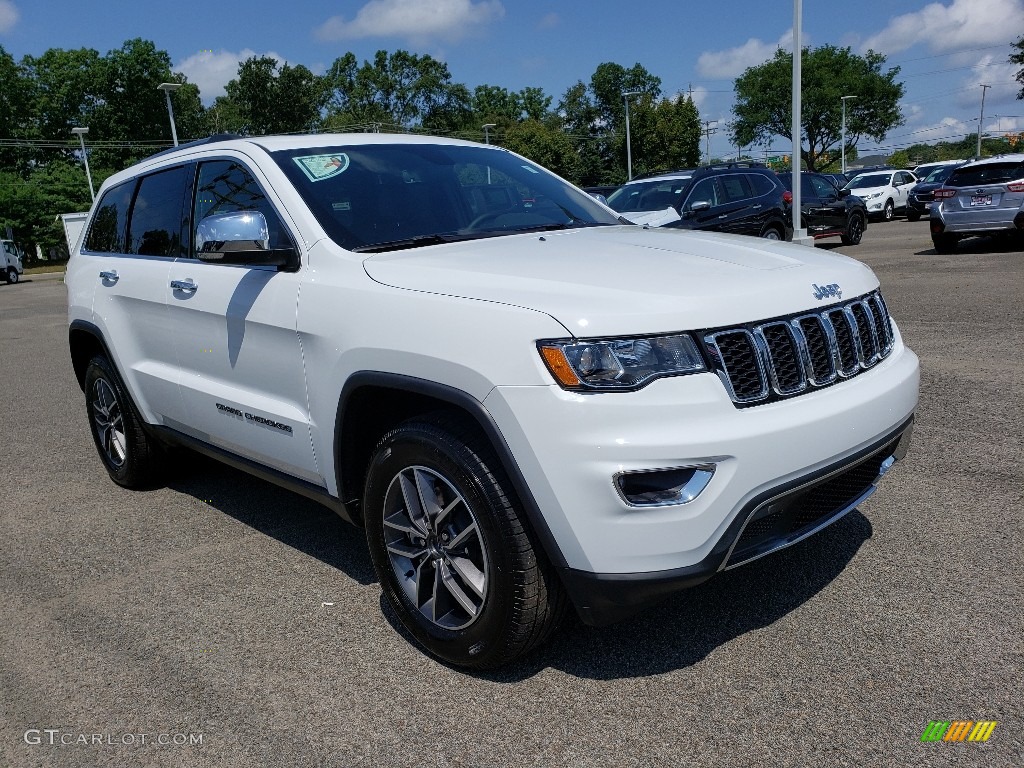 2020 Grand Cherokee Limited 4x4 - Bright White / Black photo #1