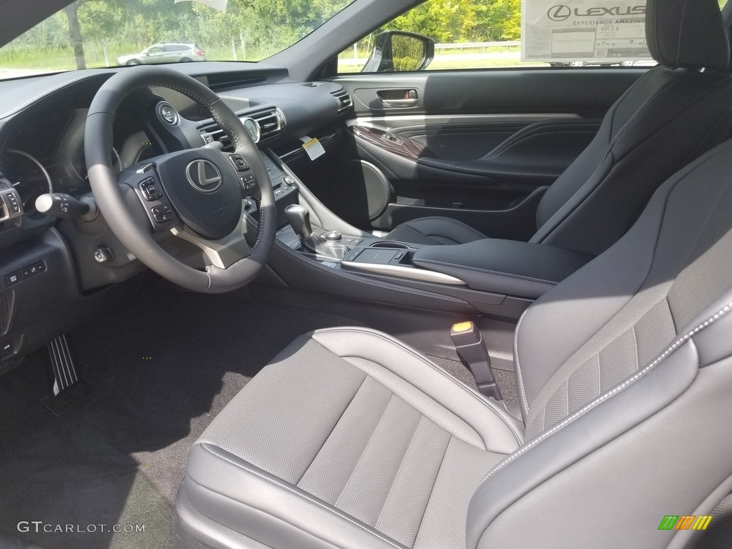 Black Interior 2019 Lexus RC 300 AWD Photo #134786821