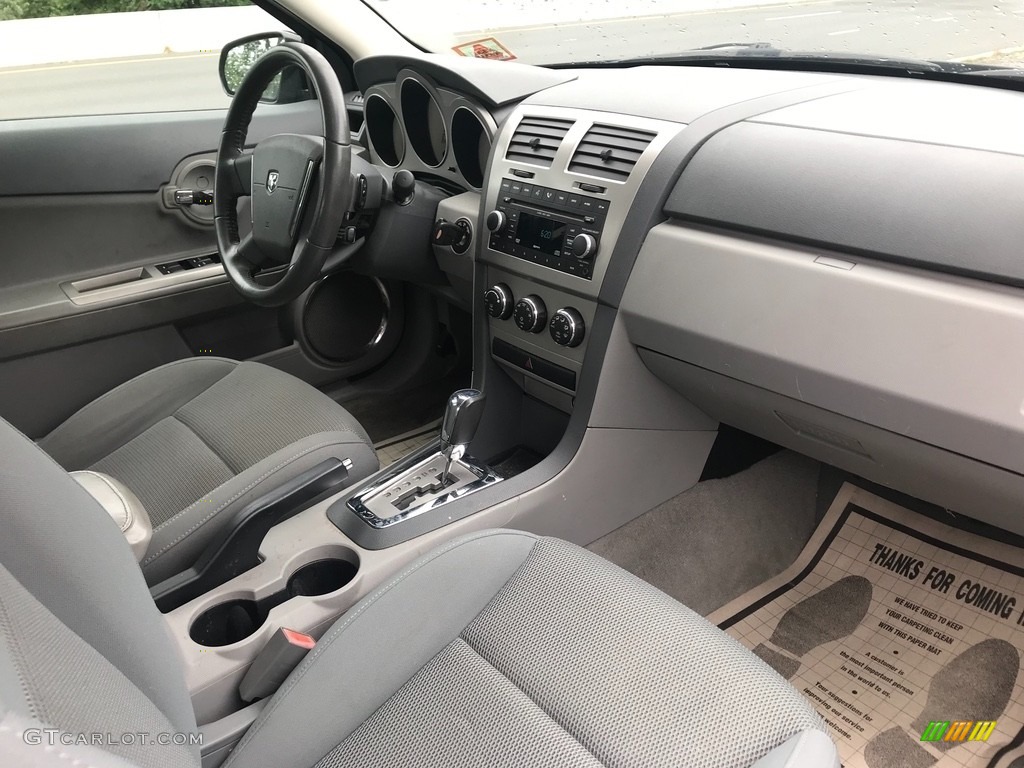 2008 Avenger R/T - Brilliant Black Crystal Pearl / Dark Slate Gray/Light Graystone photo #7