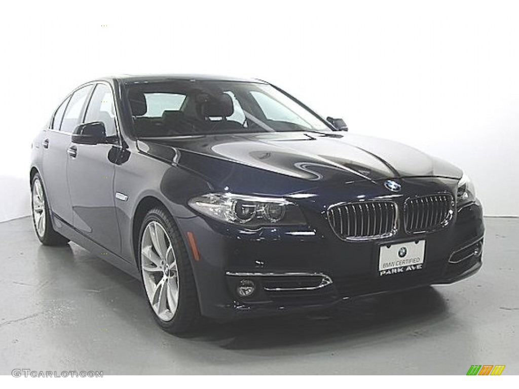 2016 5 Series 535i xDrive Sedan - Imperial Blue Metallic / Mocha photo #4