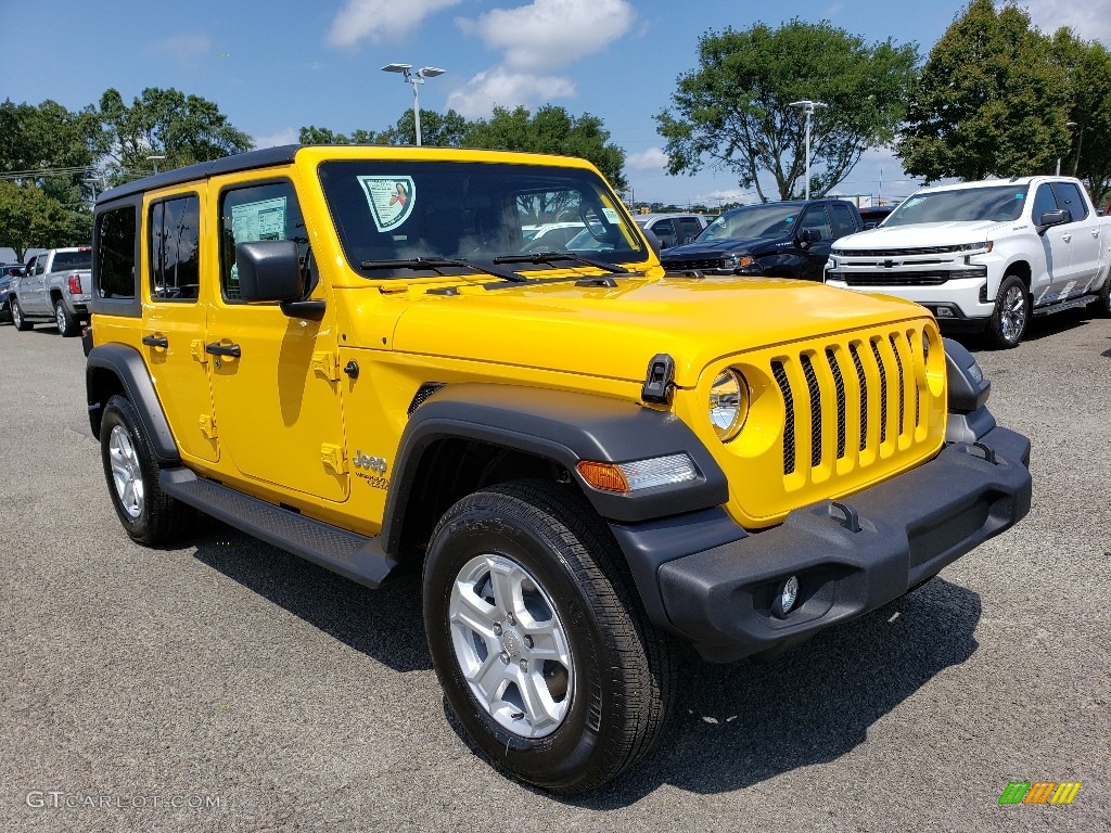 Hellayella 2020 Jeep Wrangler Unlimited Sport 4x4 Exterior Photo #134789707