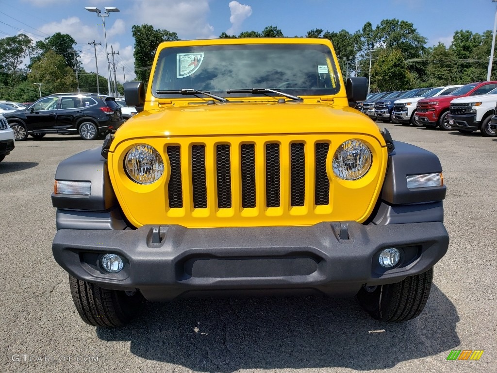 Hellayella 2020 Jeep Wrangler Unlimited Sport 4x4 Exterior Photo #134789719
