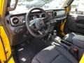 Black 2020 Jeep Wrangler Unlimited Sport 4x4 Interior Color