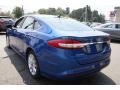 2017 Lightning Blue Ford Fusion Hybrid SE  photo #7