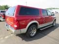 2009 Inferno Red Crystal Pearl Dodge Ram 1500 Laramie Crew Cab 4x4  photo #6