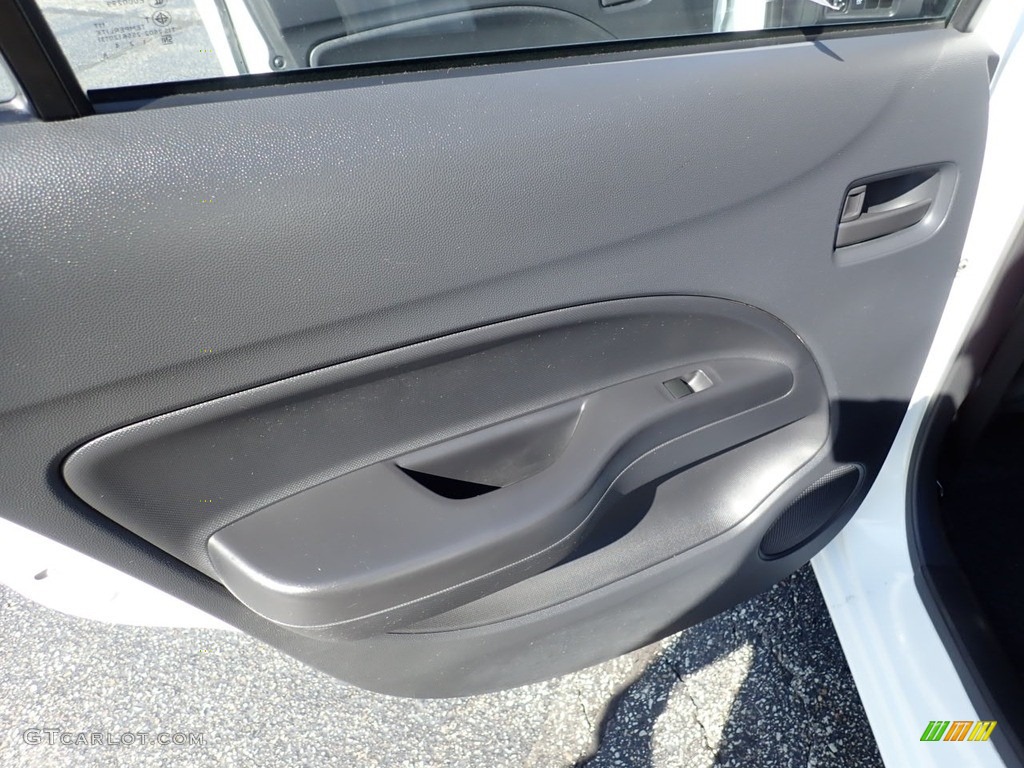 2018 Mitsubishi Mirage G4 ES Dark Gray Door Panel Photo #134791730