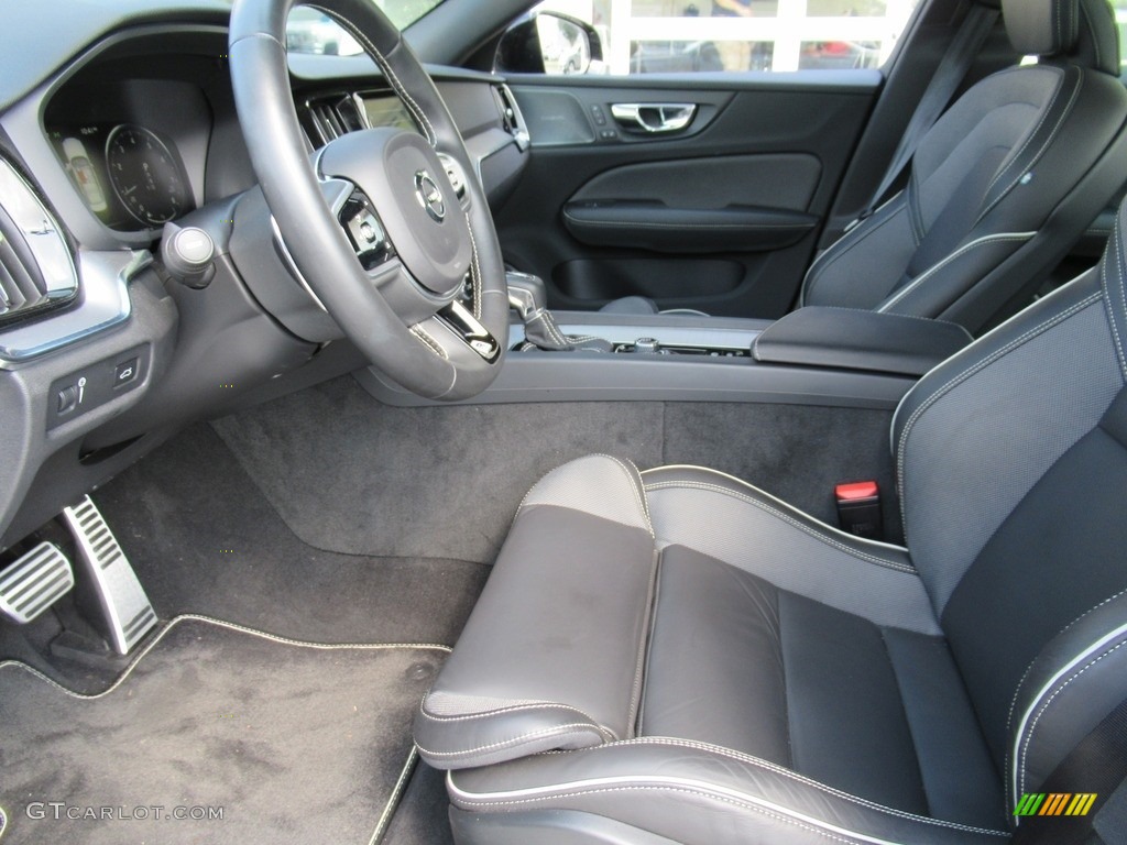 Charcoal Interior 2019 Volvo S60 T6 AWD R Design Photo #134792713