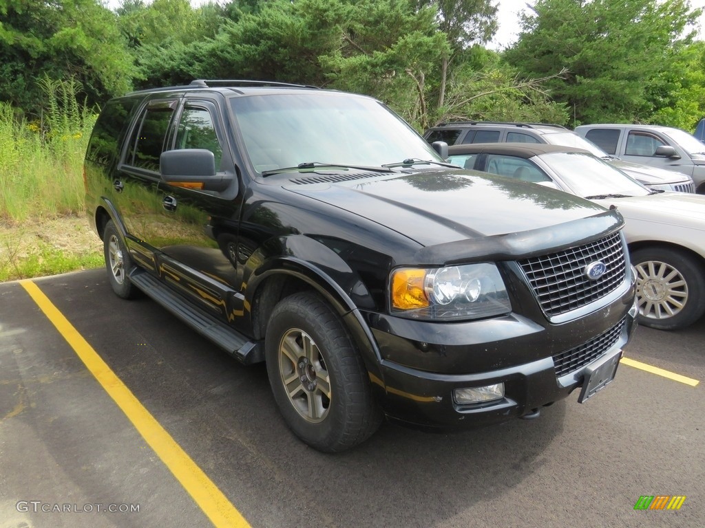 2004 Expedition Eddie Bauer 4x4 - Black / Medium Parchment photo #1