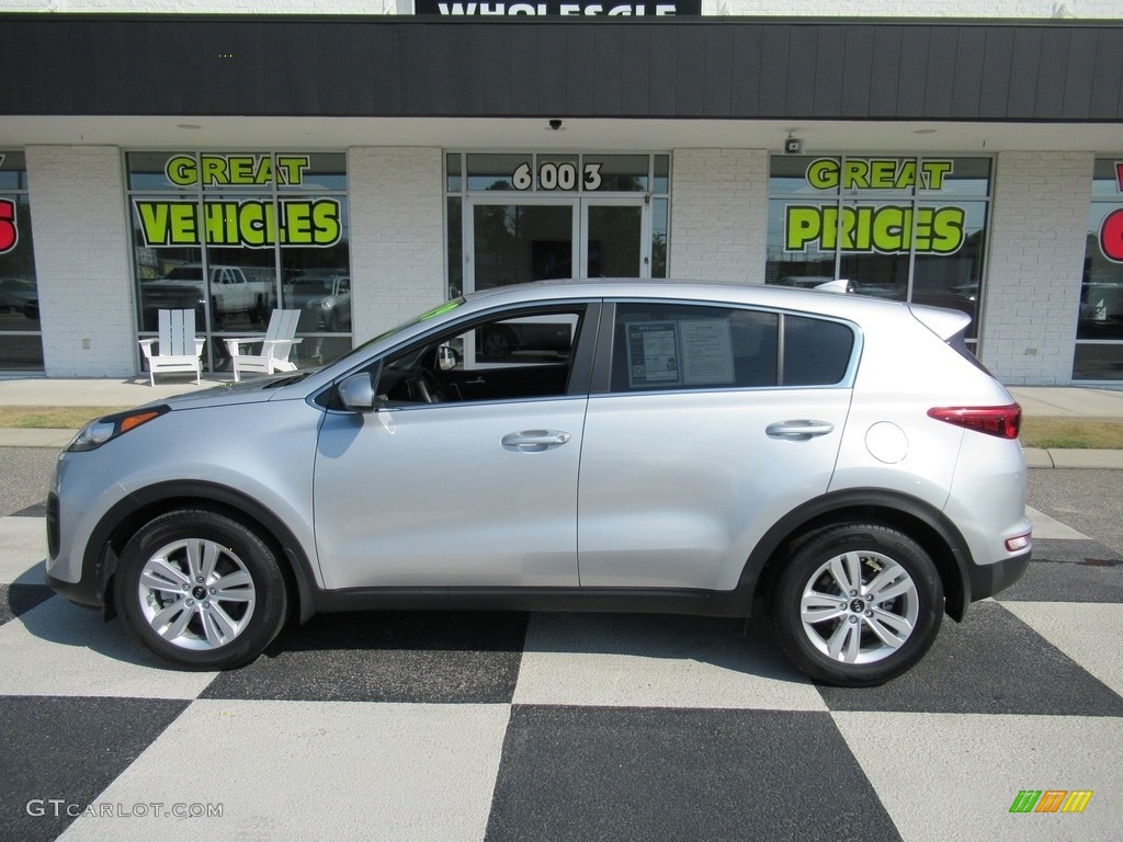 2019 Sportage LX - Sparkling Silver / Black photo #1