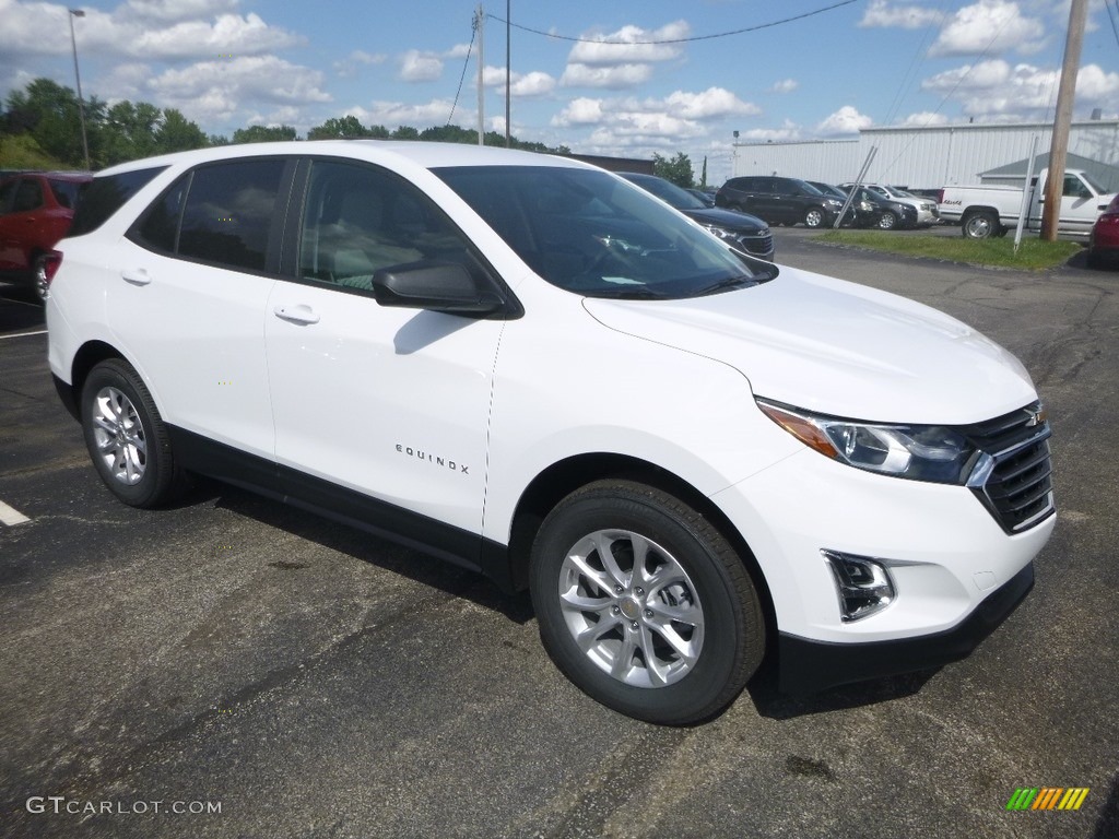 2020 Equinox LS AWD - Summit White / Ash Gray photo #7