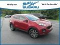 2017 Hyper Red Kia Sportage EX AWD  photo #1