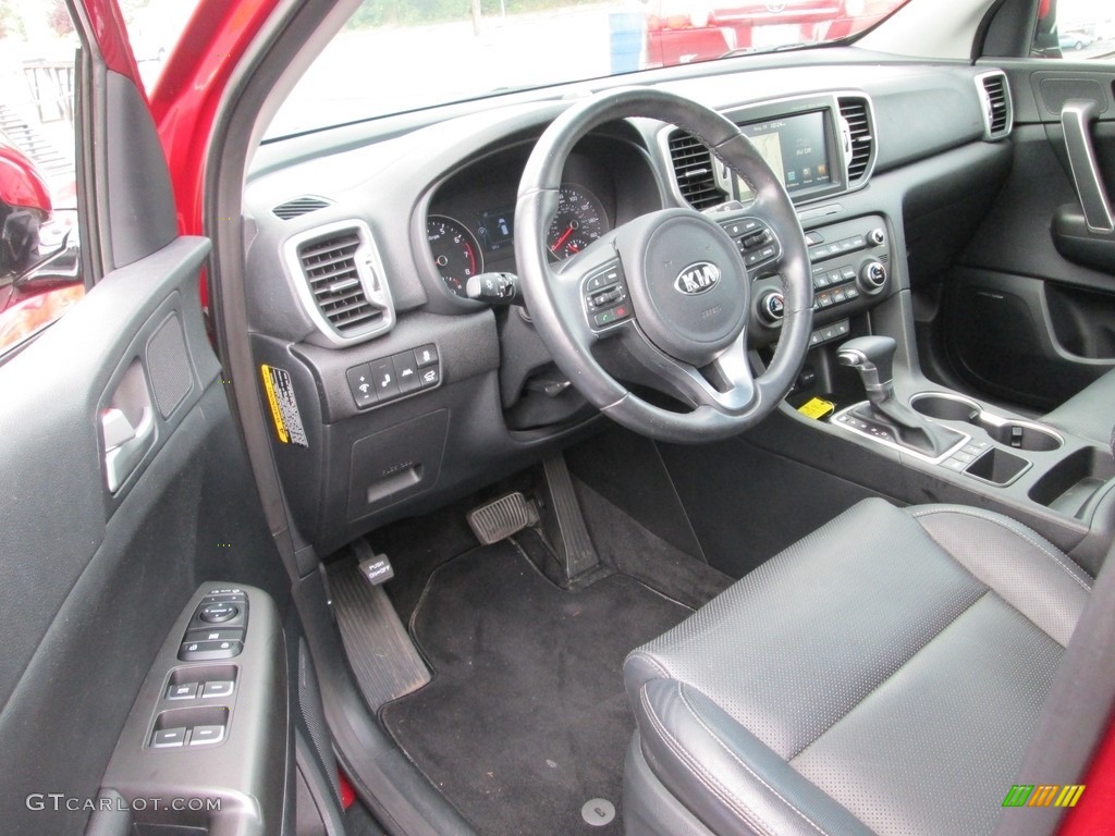 2017 Sportage EX AWD - Hyper Red / Black photo #12