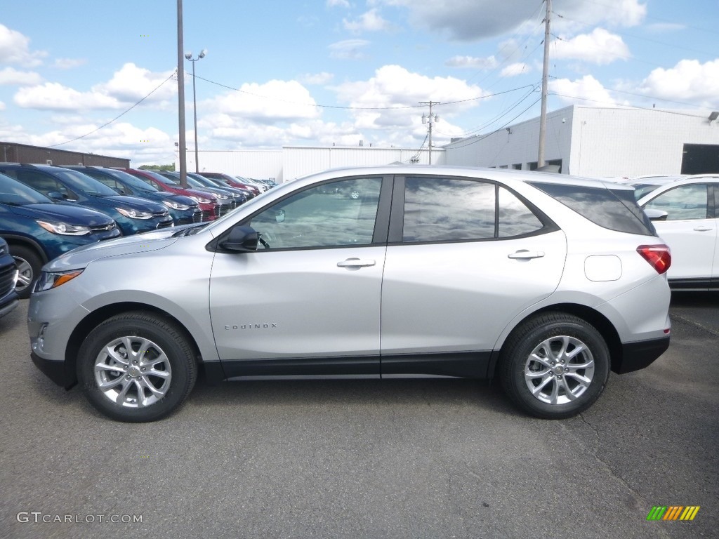Silver Ice Metallic 2020 Chevrolet Equinox LS AWD Exterior Photo #134796080