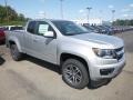 Silver Ice Metallic 2020 Chevrolet Colorado WT Extended Cab 4x4 Exterior