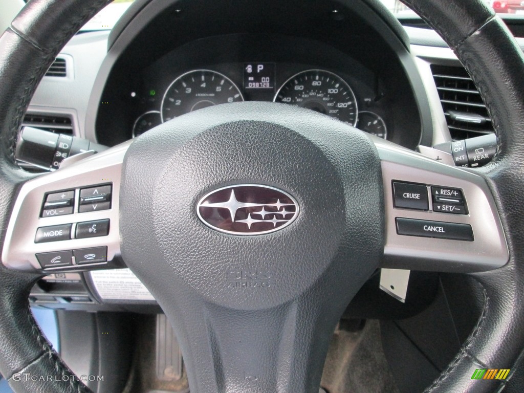 2012 Outback 2.5i Premium - Sky Blue Metallic / Off Black photo #11