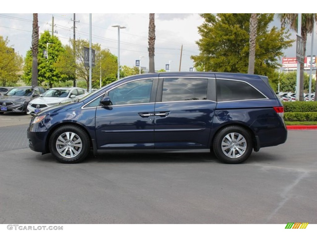 2016 Odyssey EX-L - Obsidian Blue Pearl / Gray photo #4