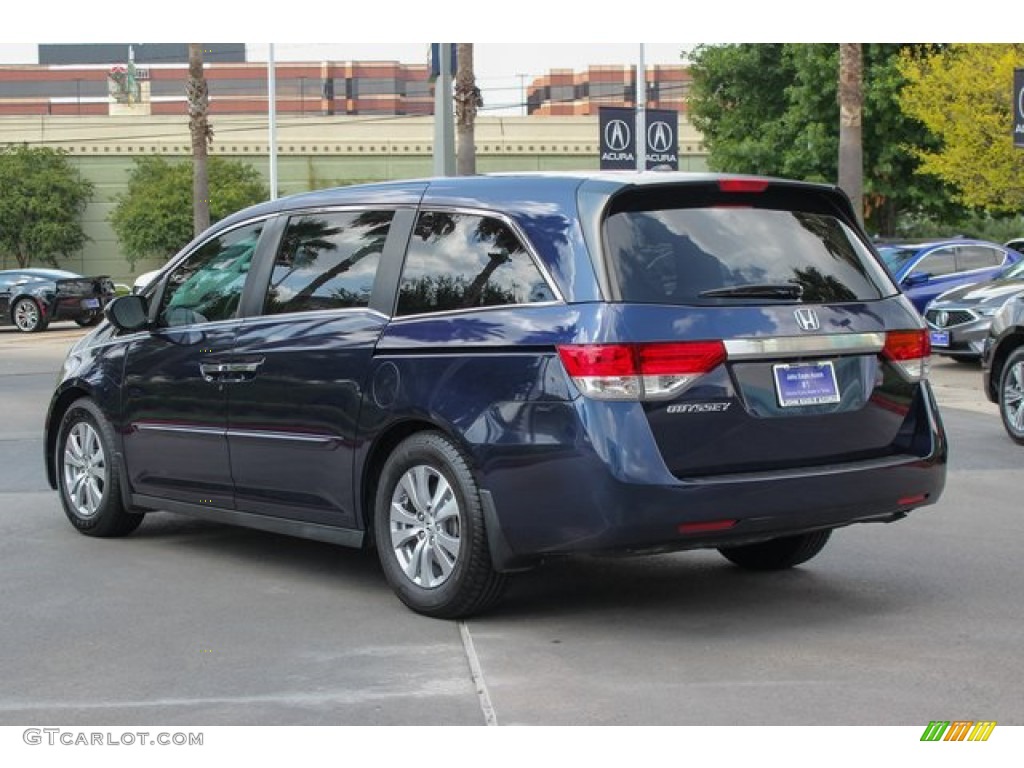 2016 Odyssey EX-L - Obsidian Blue Pearl / Gray photo #5