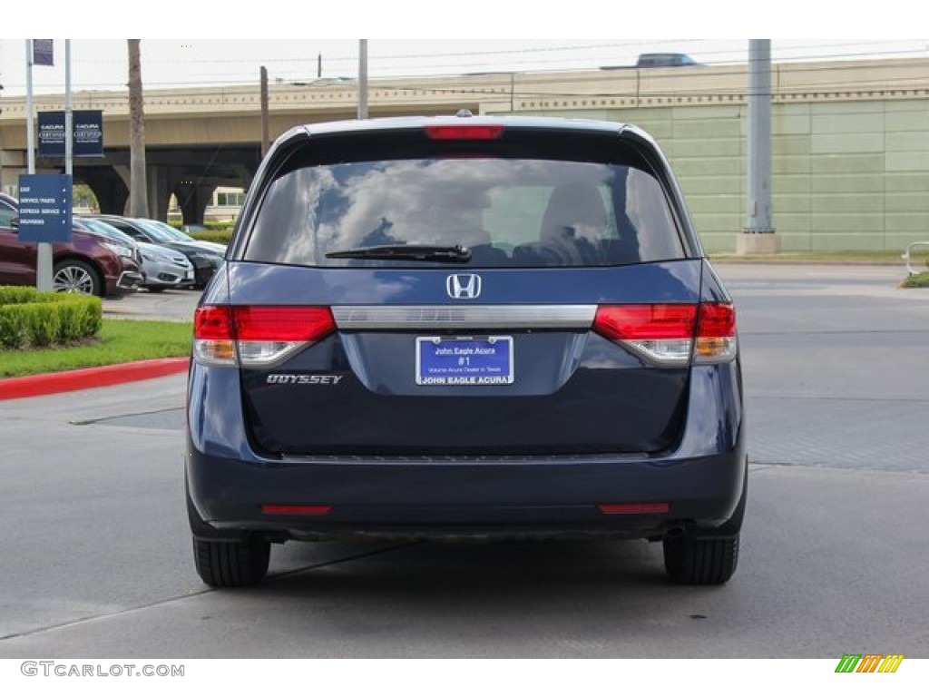 2016 Odyssey EX-L - Obsidian Blue Pearl / Gray photo #6