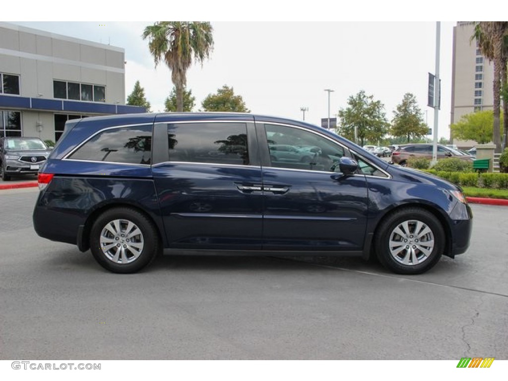 2016 Odyssey EX-L - Obsidian Blue Pearl / Gray photo #8