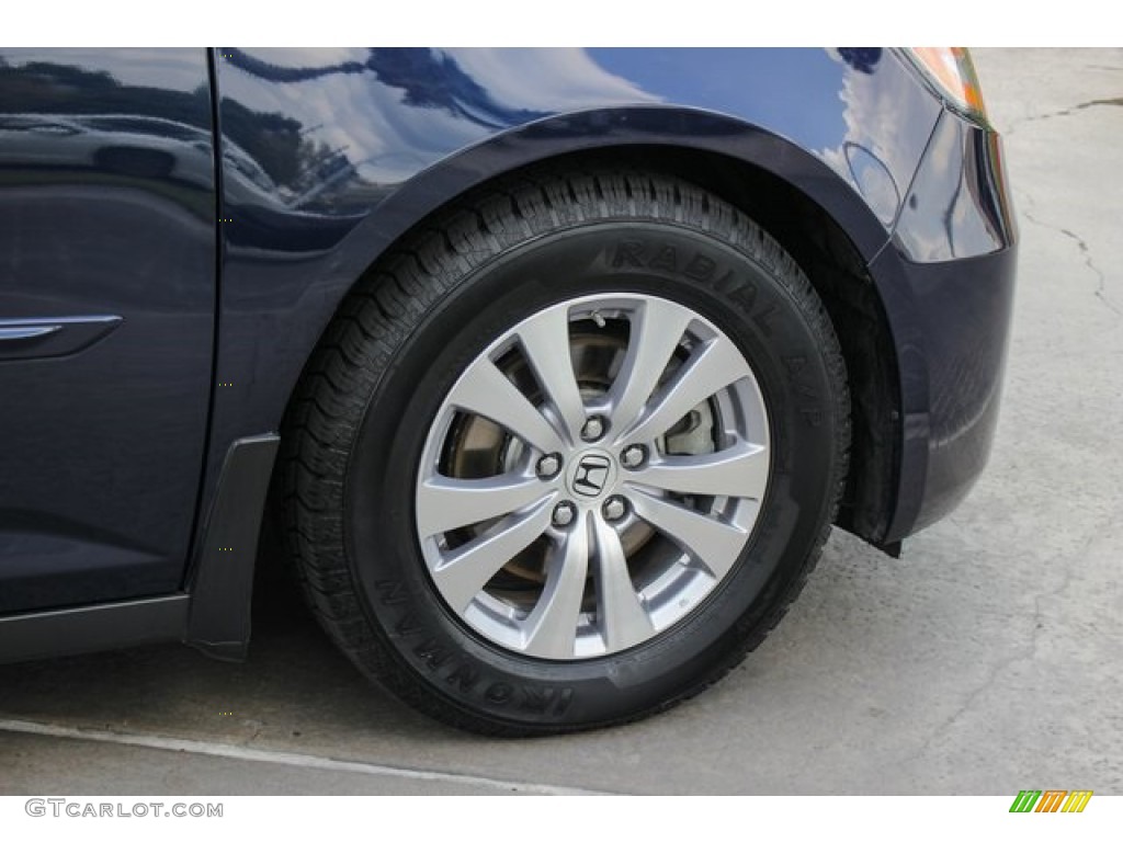 2016 Odyssey EX-L - Obsidian Blue Pearl / Gray photo #10
