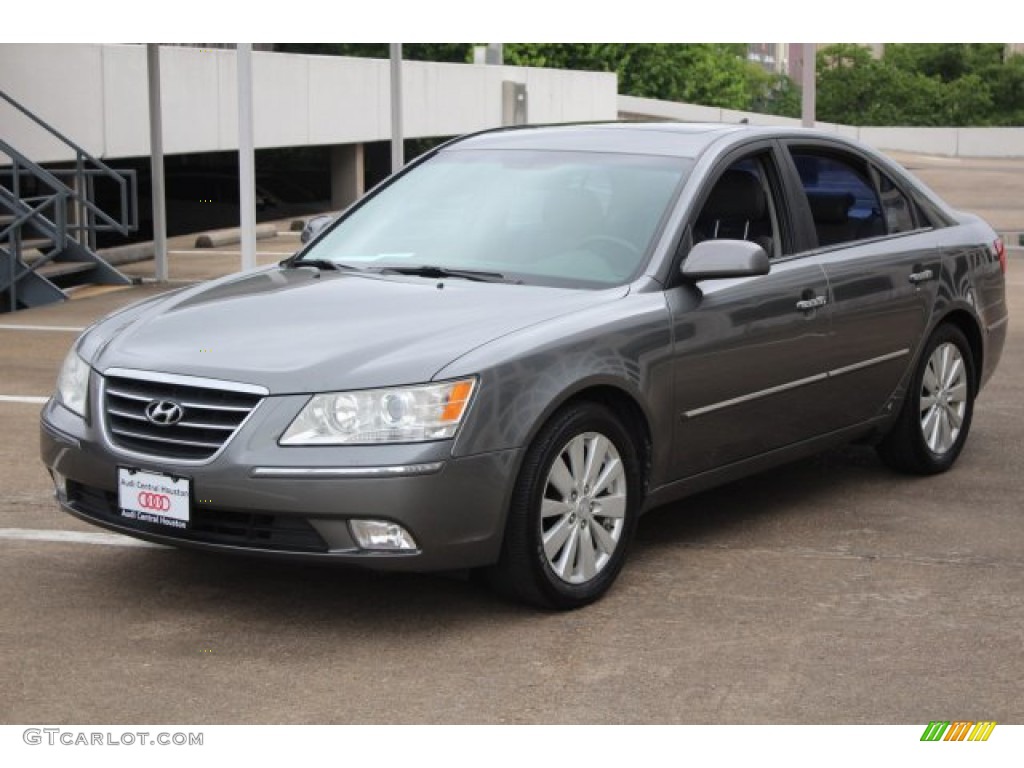 2009 Sonata Limited - Willow Gray / Gray photo #3