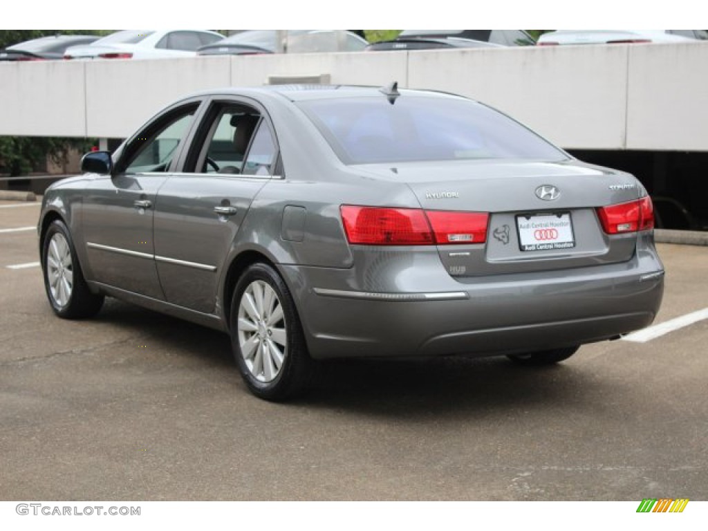 2009 Sonata Limited - Willow Gray / Gray photo #5