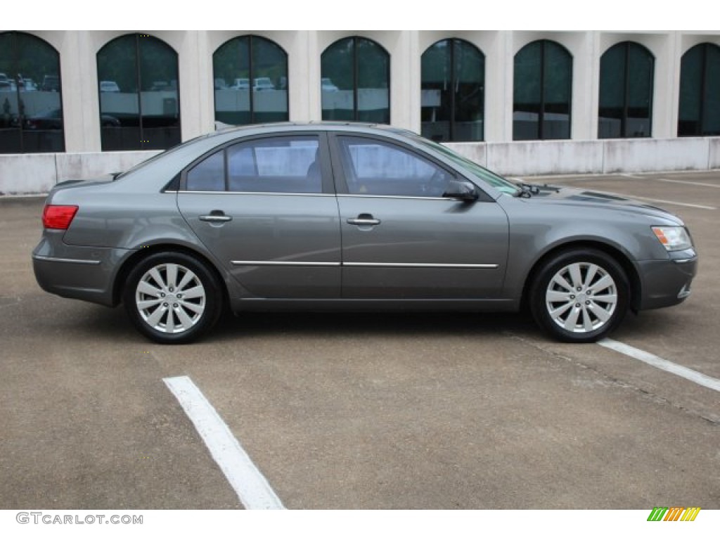 2009 Sonata Limited - Willow Gray / Gray photo #8