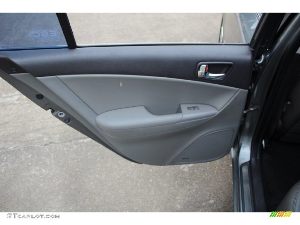 2009 Sonata Limited - Willow Gray / Gray photo #24