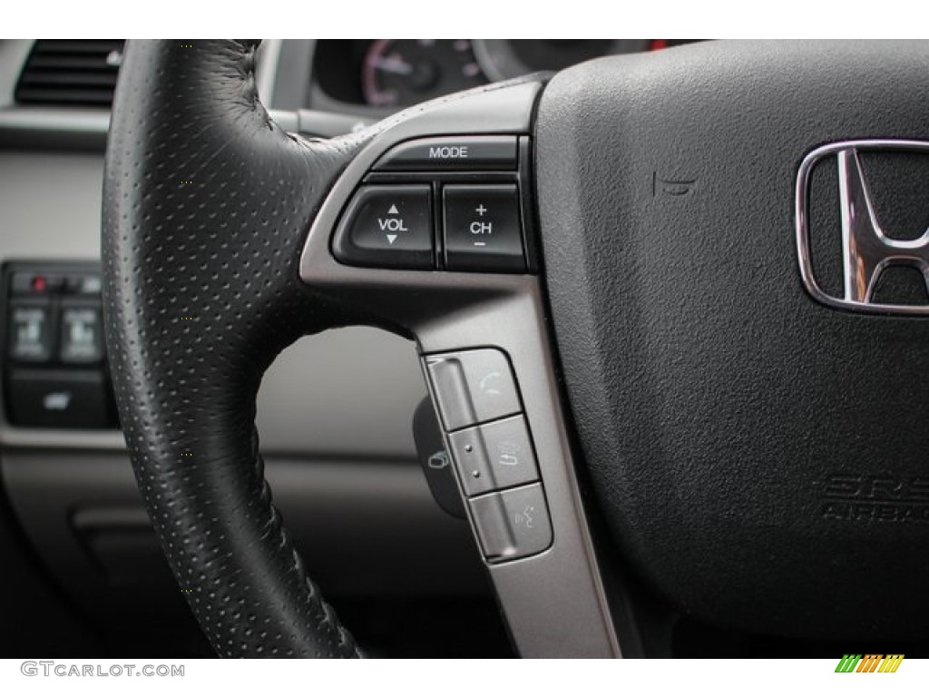 2016 Odyssey EX-L - Obsidian Blue Pearl / Gray photo #37