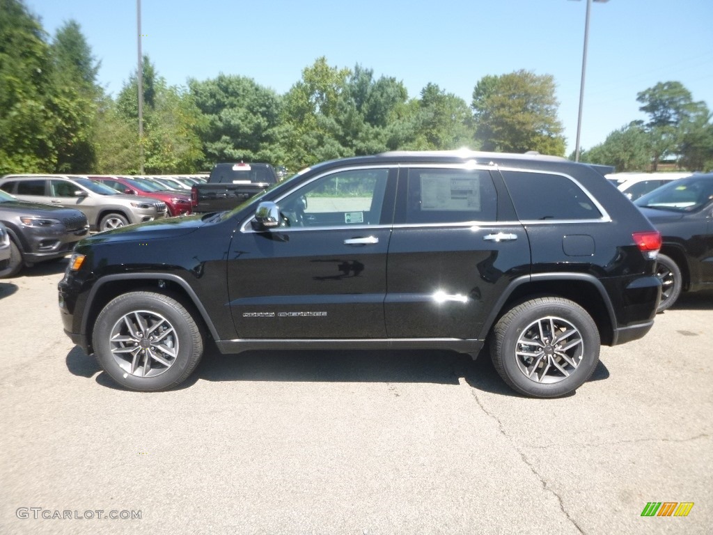Diamond Black Crystal Pearl 2020 Jeep Grand Cherokee Limited 4x4 Exterior Photo #134800145