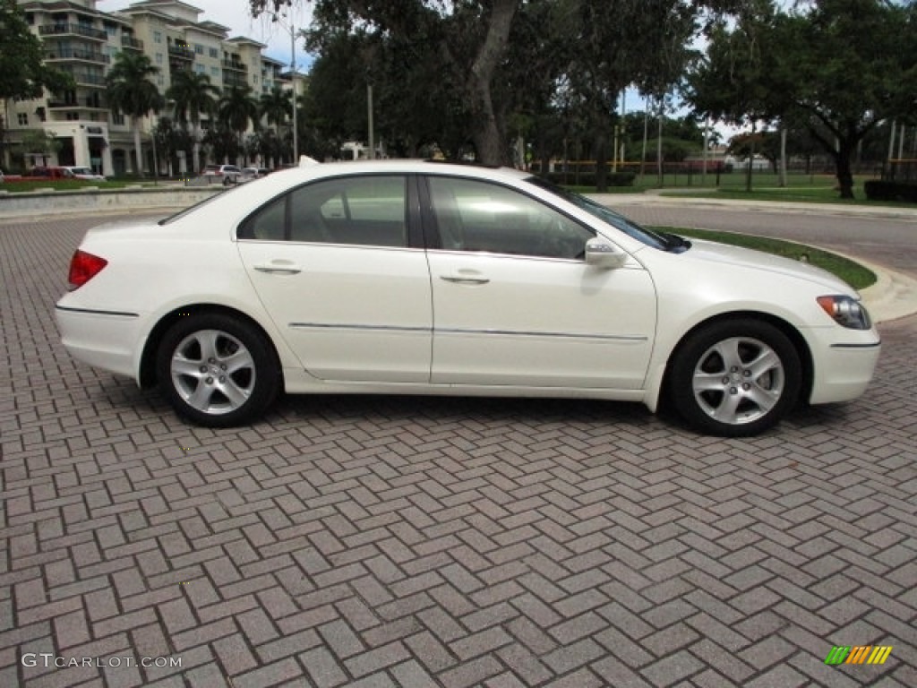 2006 RL 3.5 AWD Sedan - Premium White Pearl / Taupe photo #3