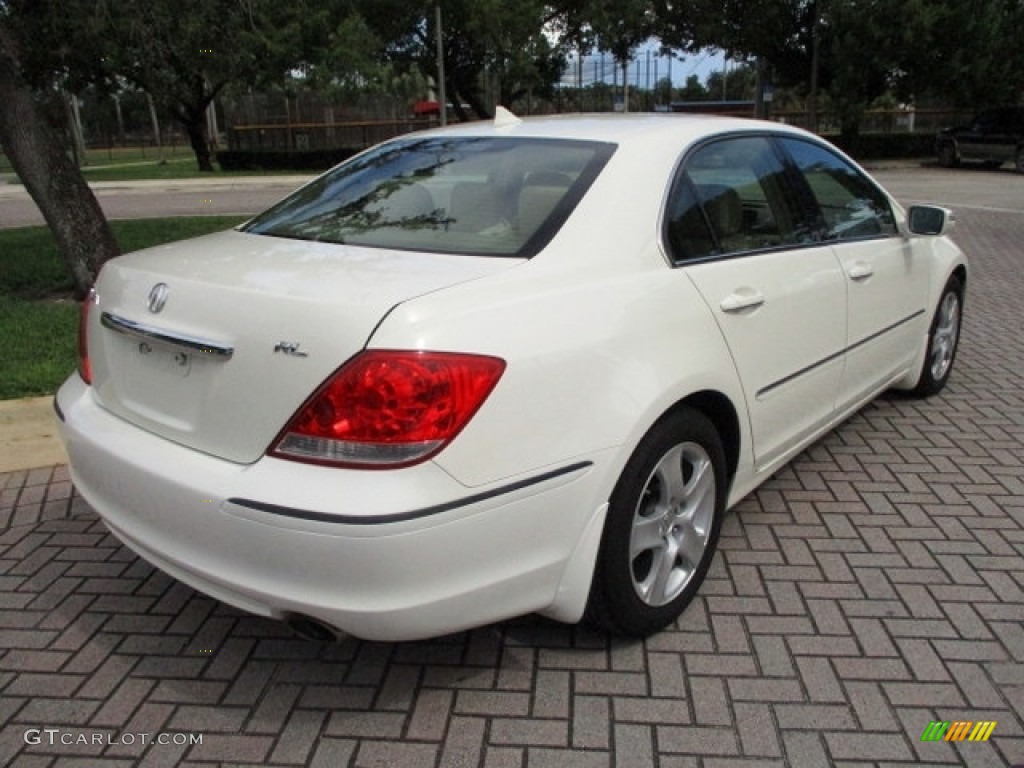 2006 RL 3.5 AWD Sedan - Premium White Pearl / Taupe photo #5