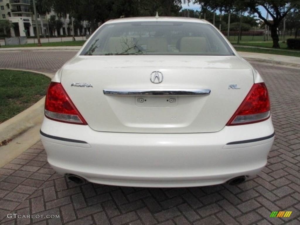 2006 RL 3.5 AWD Sedan - Premium White Pearl / Taupe photo #7