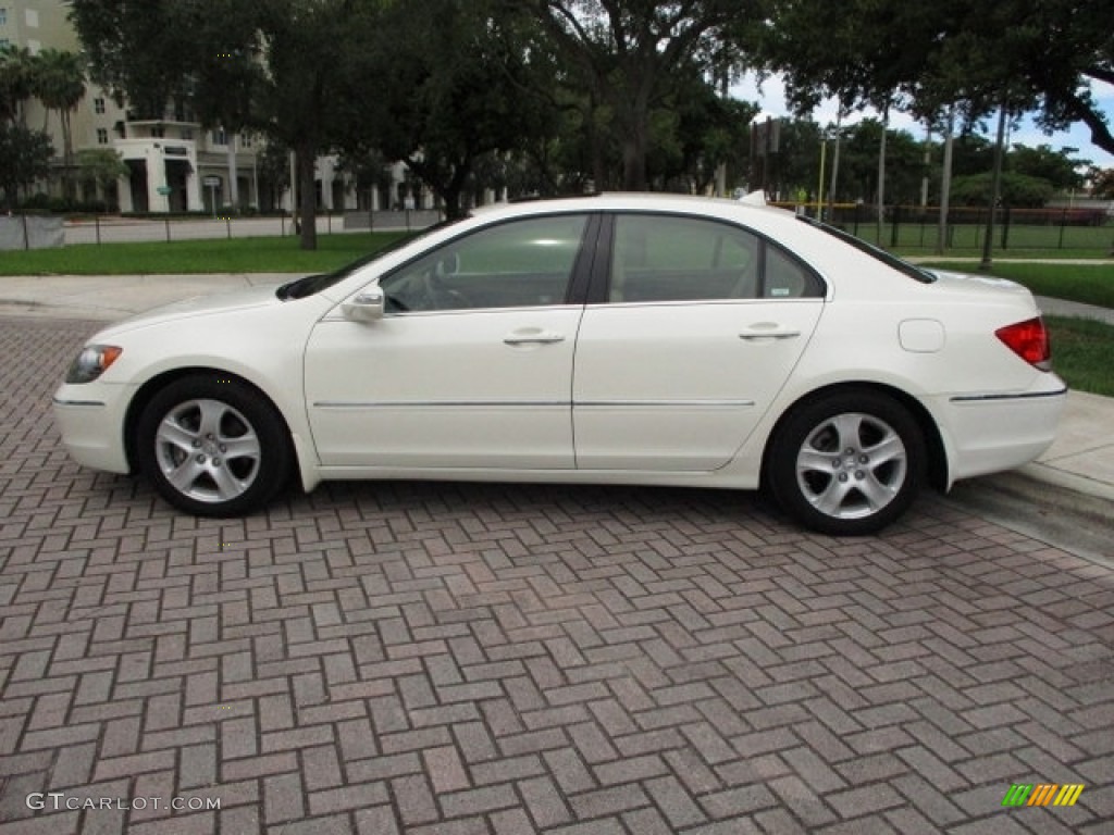 2006 RL 3.5 AWD Sedan - Premium White Pearl / Taupe photo #11